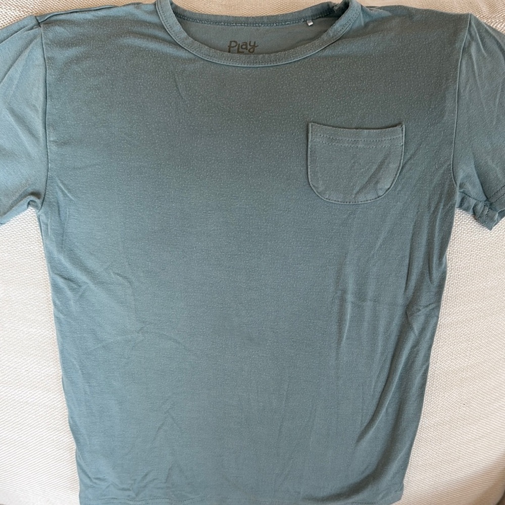 Little sleepies Blue/Gray T-Shirt with Pocket